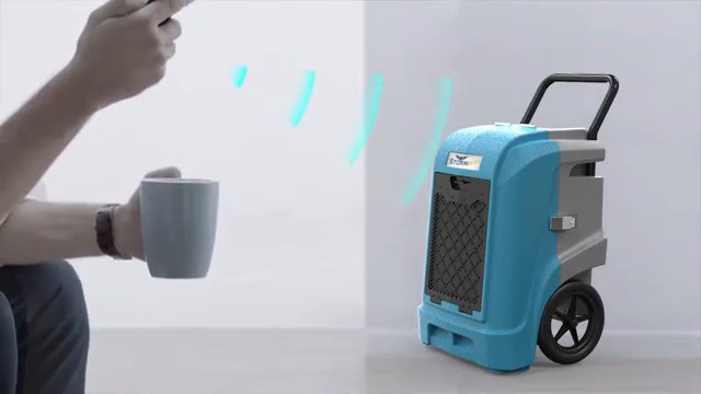 AlorAir Storm Ultra Smart WiFi Dehumidifier, 90 PPD Commercial Dehumidifier with Pump, Blue