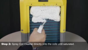 Clean the Coils in Storm LGR Extreme Commercial Restoration Dehumidifier AlorAir